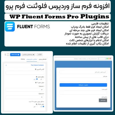 افزونه فرم ساز WP Fluent Forms Pro